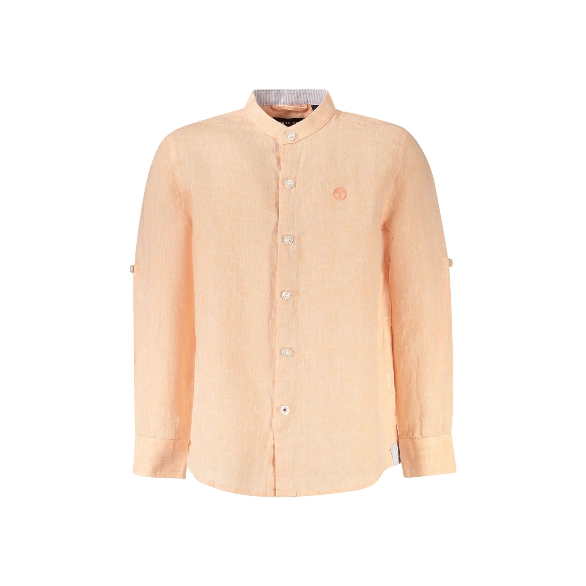 North Sails Camicia Maniche Lunghe Bambino Rosa Ricamo Camicie - foto prodotto